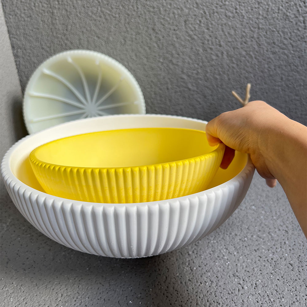Terrazzo Pot Cement - DIY Storage Bowl Gypsum Terrazzo Mould