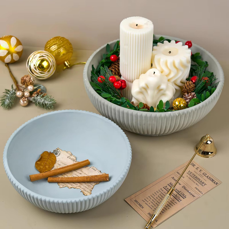 Terrazzo Pot Cement - DIY Storage Bowl Gypsum Terrazzo Mould