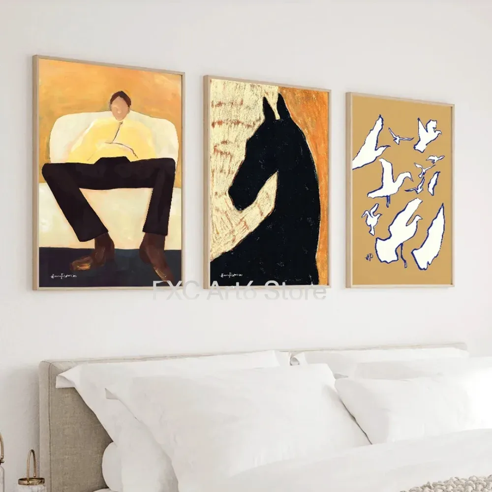Interior Design Poster - Frameless Abstract Gallery Decorative Wall Art