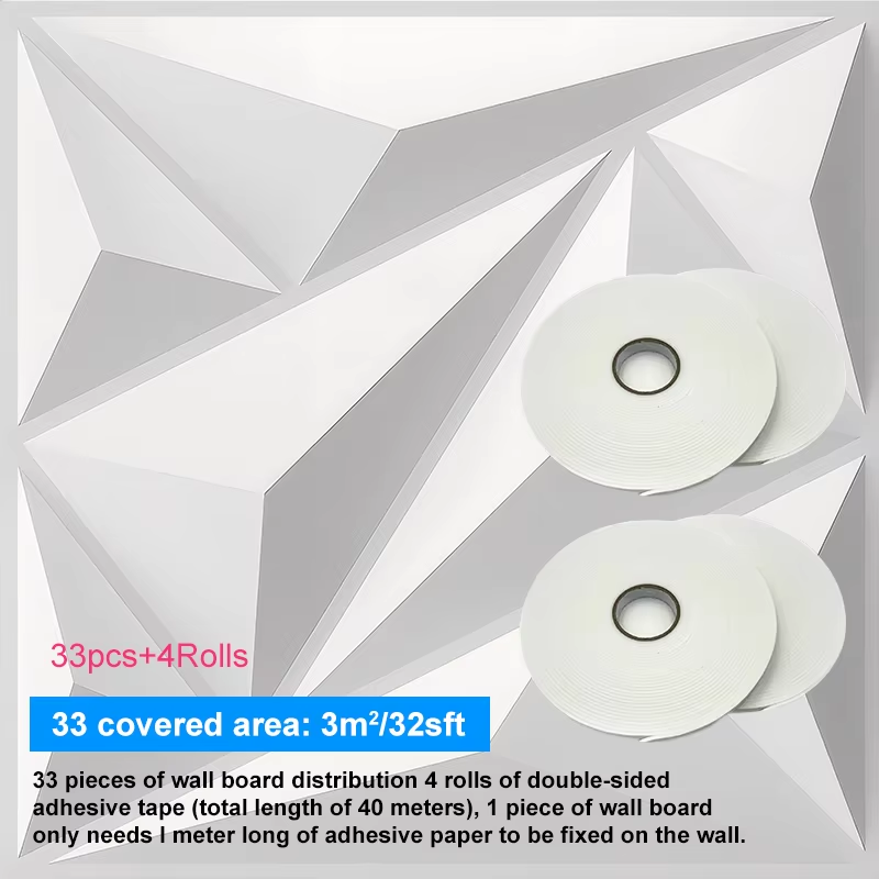 Interior Design Kitchen - Living Room Wallpaper 3D Three-dimensional Wall