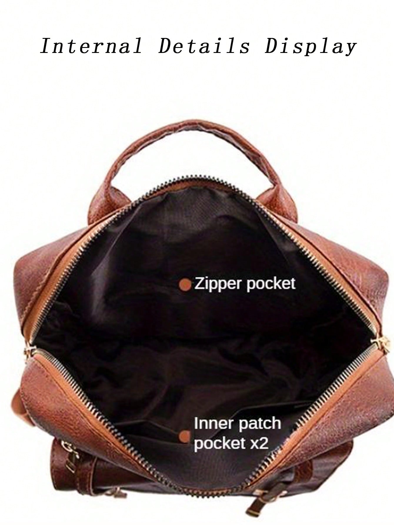 1pc Large-Capacity PU Leather  - Interior Design University In China incelemesi ve fiyatı