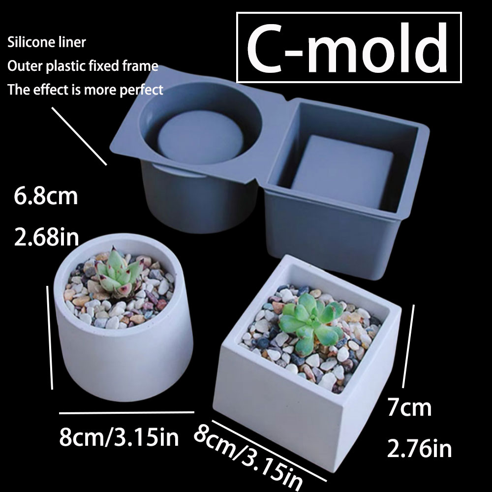 Cement Plant Pot Concrete Mold - Terrazzo Pot Cement incelemesi ve fiyatı