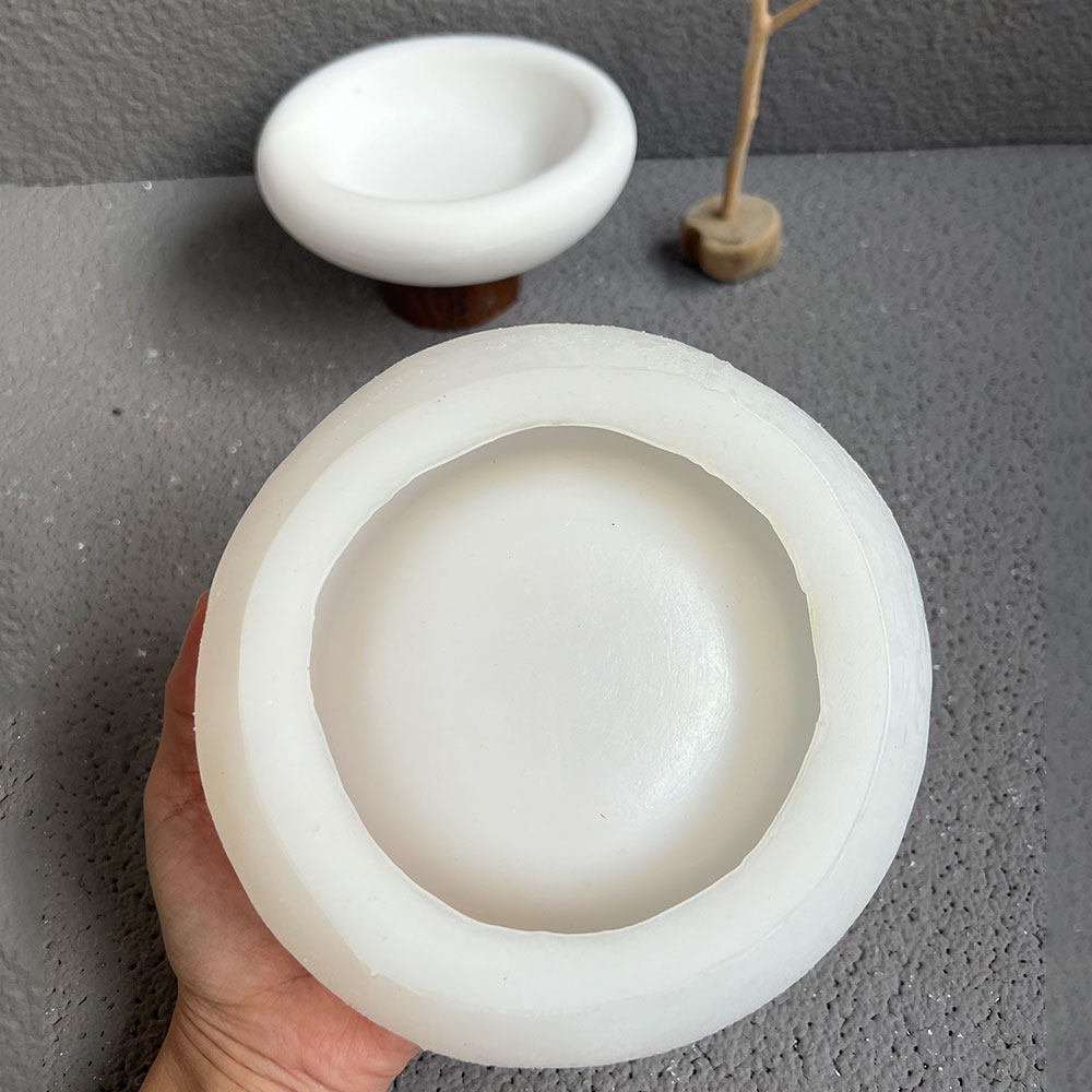 Round Cement Bowl Silicone Mol - Terrazzo Pot Cement incelemesi ve fiyatı