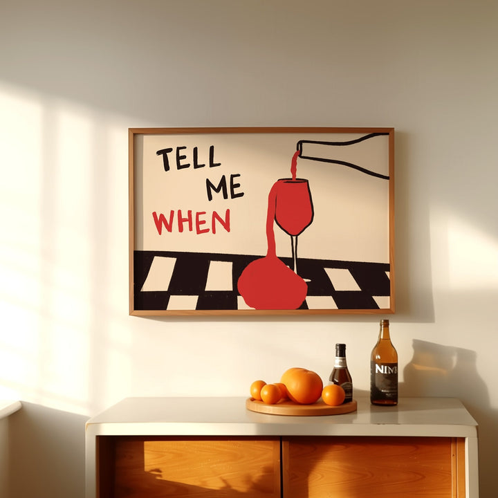 Vintage Tell Me When Drink Can - Interior Design Kitchen incelemesi ve fiyatı
