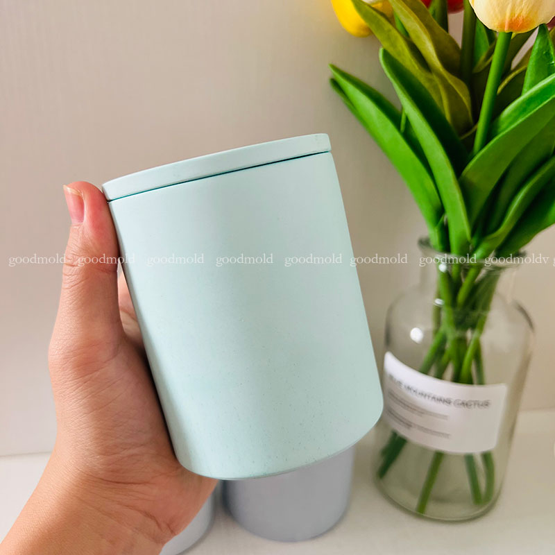 10cm Concrete Jar Silicone Mol - Terrazzo Pot Cement incelemesi ve fiyatı