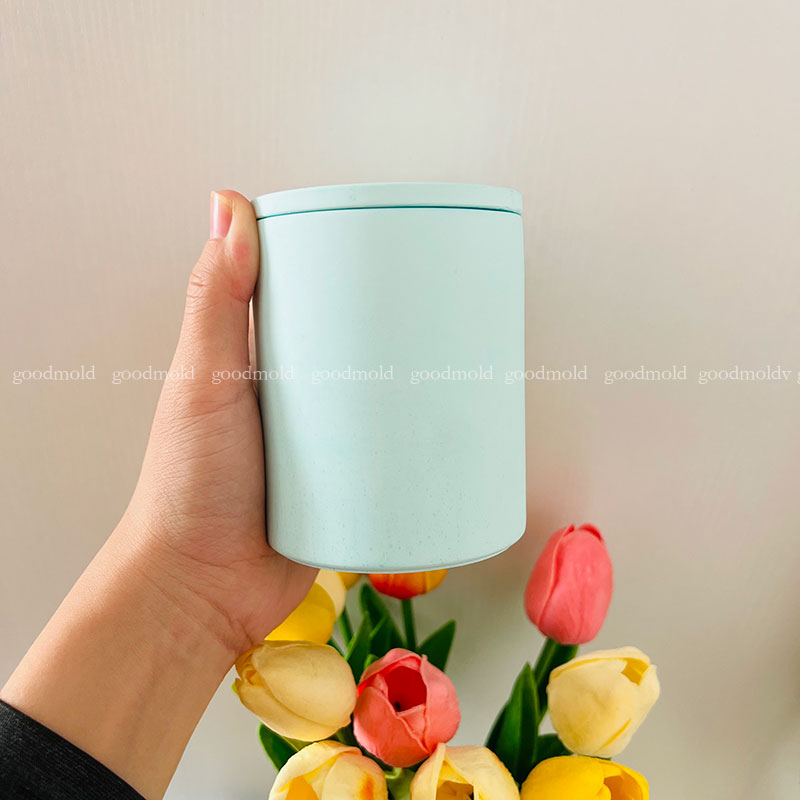 10cm Concrete Jar Silicone Mol - Terrazzo Pot Cement incelemesi ve fiyatı