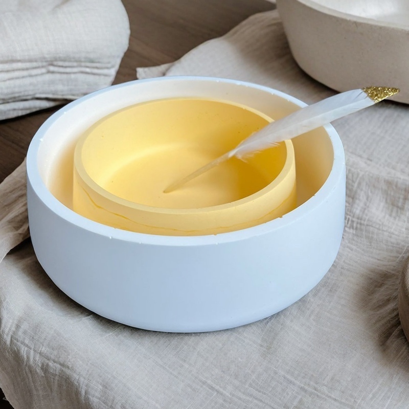 Large Bowl Flower Pot Silicone - Terrazzo Pot Cement incelemesi ve fiyatı