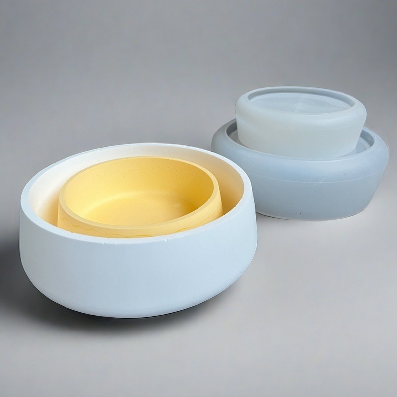Large Bowl Flower Pot Silicone - Terrazzo Pot Cement incelemesi ve fiyatı