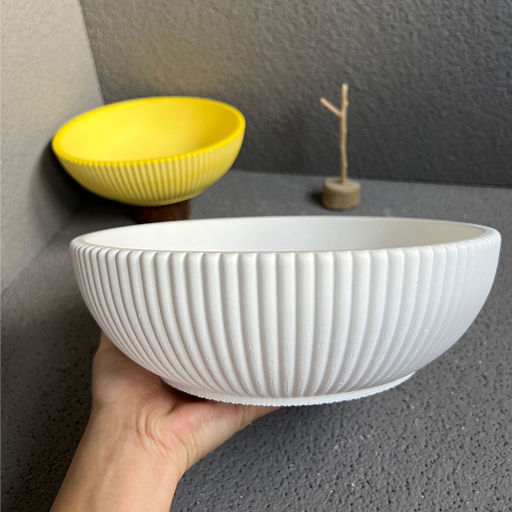 Large Bowl Candle Vessel Concr - Terrazzo Pot Cement incelemesi ve fiyatı