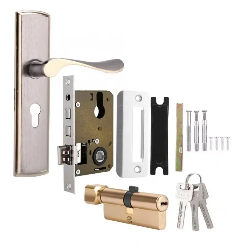 Gold Door Handle Lock Silent H - Interior Design Kitchen incelemesi ve fiyatı