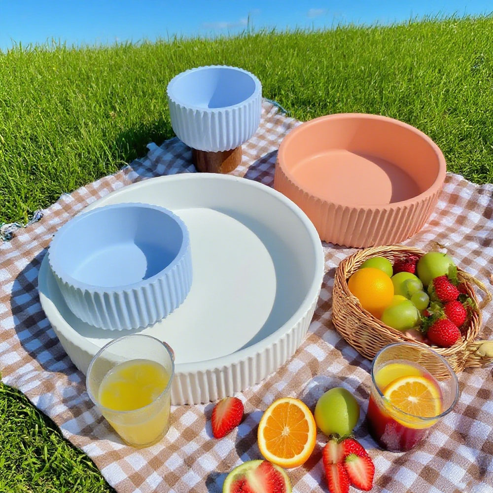 DIY Storage Bowl Gypsum Terraz - Terrazzo Pot Cement incelemesi ve fiyatı