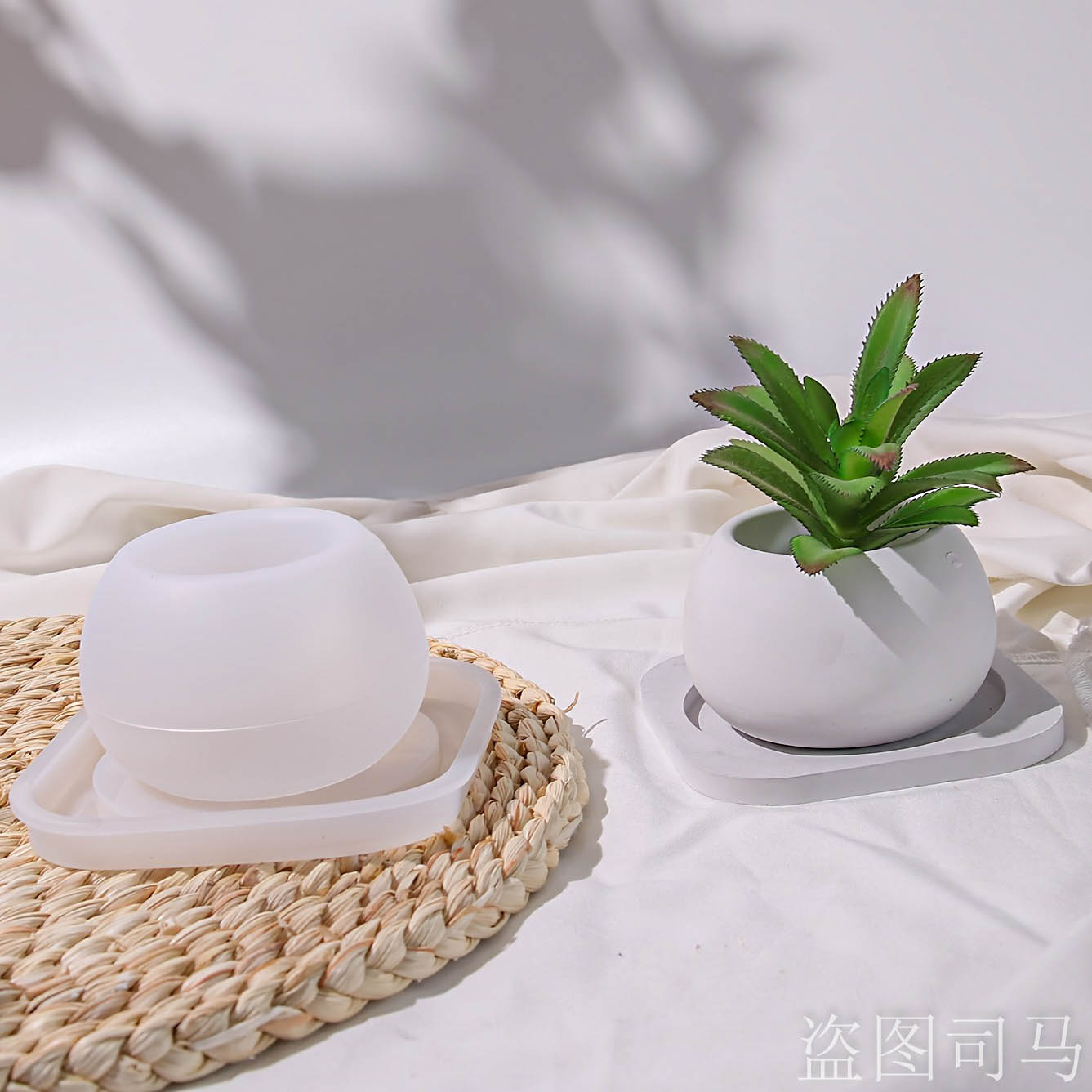 Concrete Flower Pot Mold with  - Terrazzo Pot Cement incelemesi ve fiyatı
