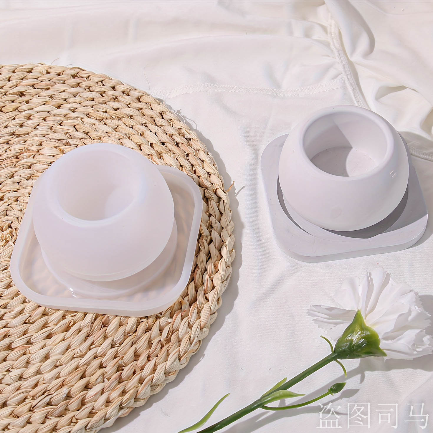 Concrete Flower Pot Mold with  - Terrazzo Pot Cement incelemesi ve fiyatı
