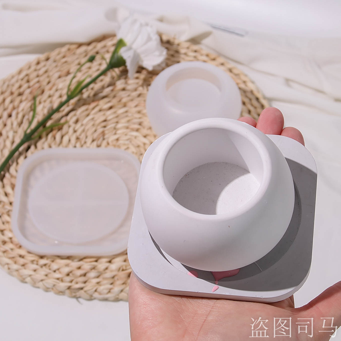 Concrete Flower Pot Mold with  - Terrazzo Pot Cement incelemesi ve fiyatı