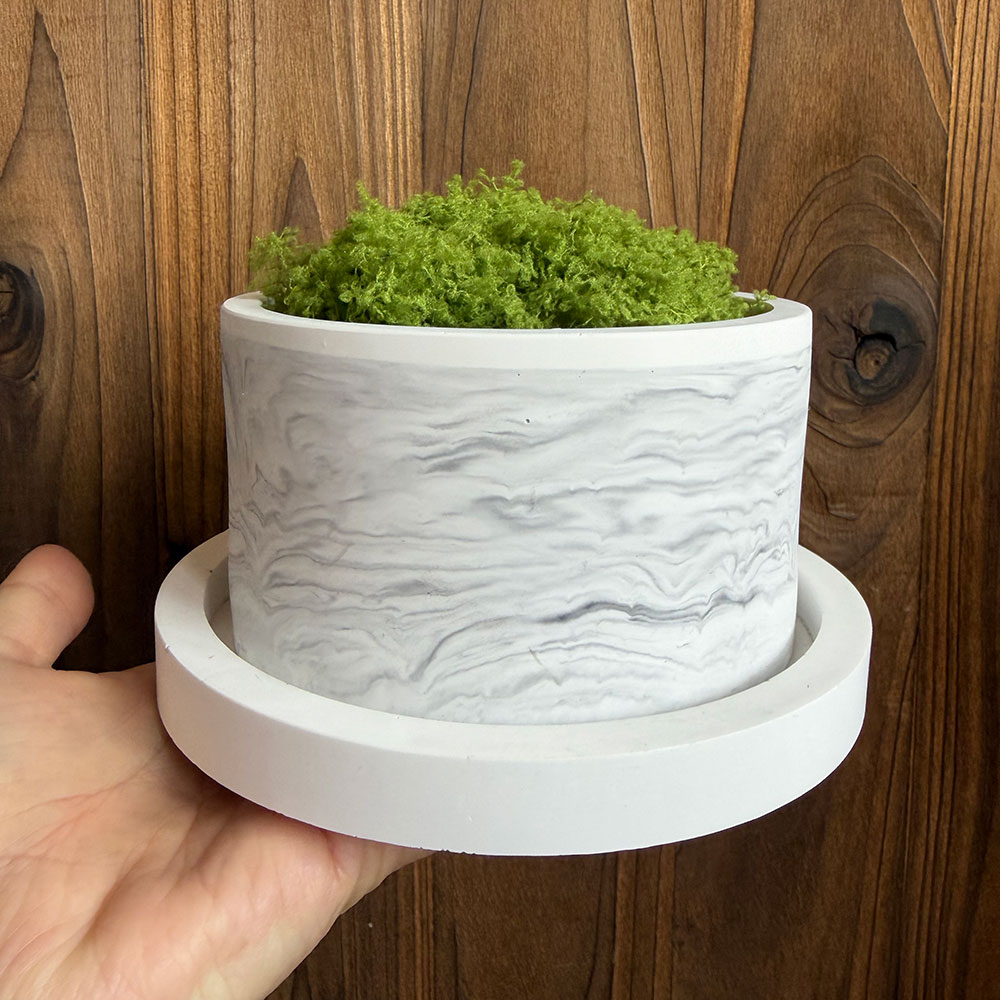 Large Concrete Planter Mold Si - Terrazzo Pot Cement incelemesi ve fiyatı