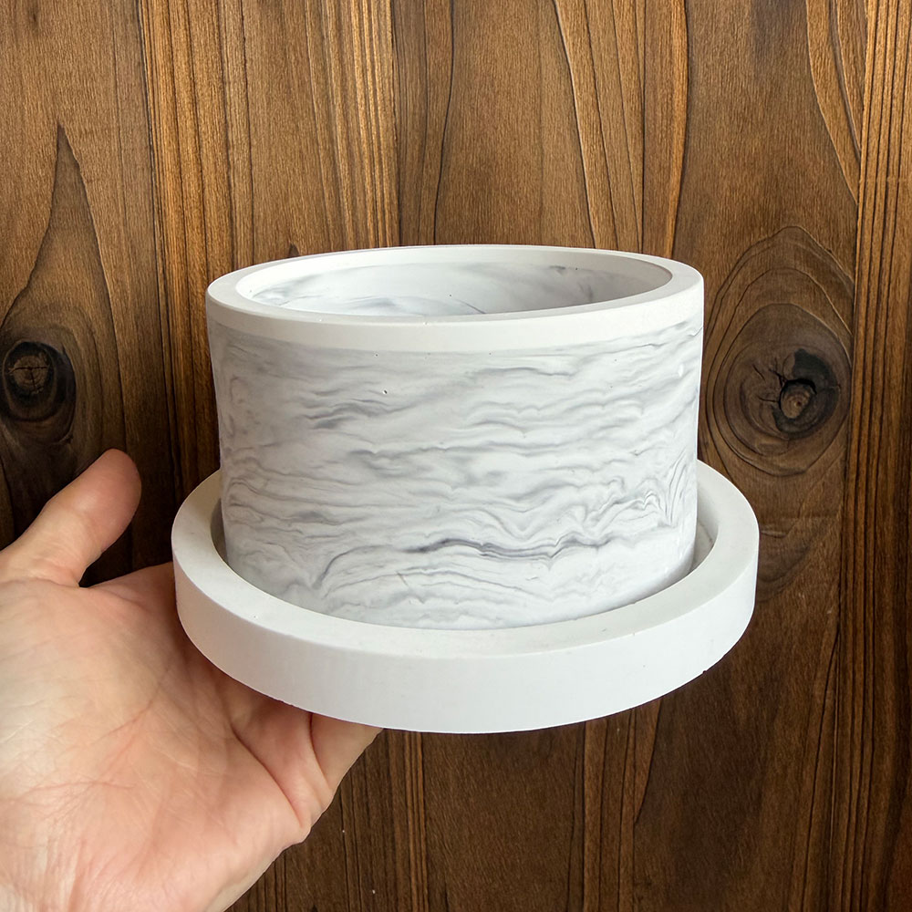 Large Concrete Planter Mold Si - Terrazzo Pot Cement incelemesi ve fiyatı