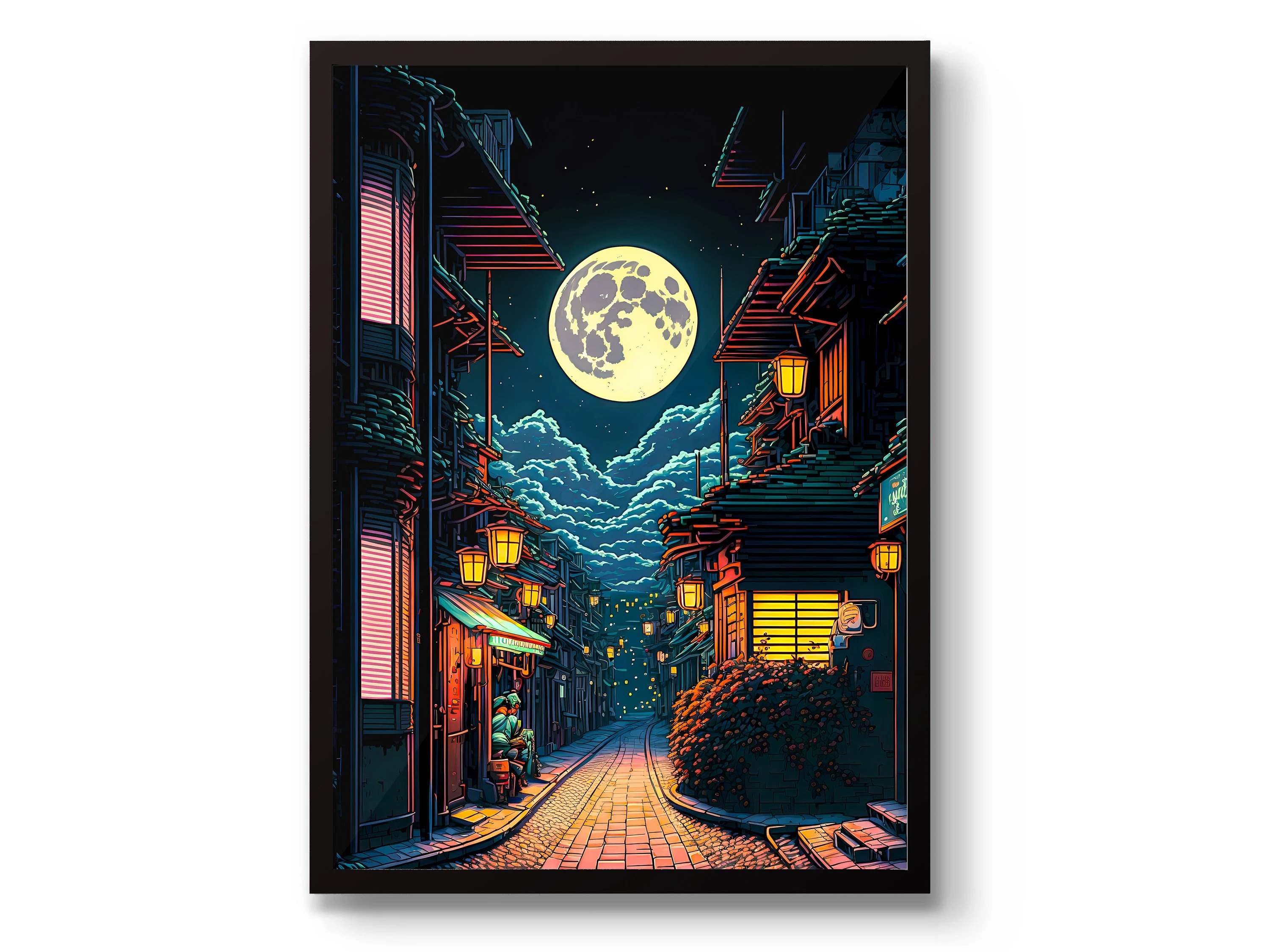Japanese Tokyo Teahouse Cartoo - Interior Design Poster incelemesi ve fiyatı