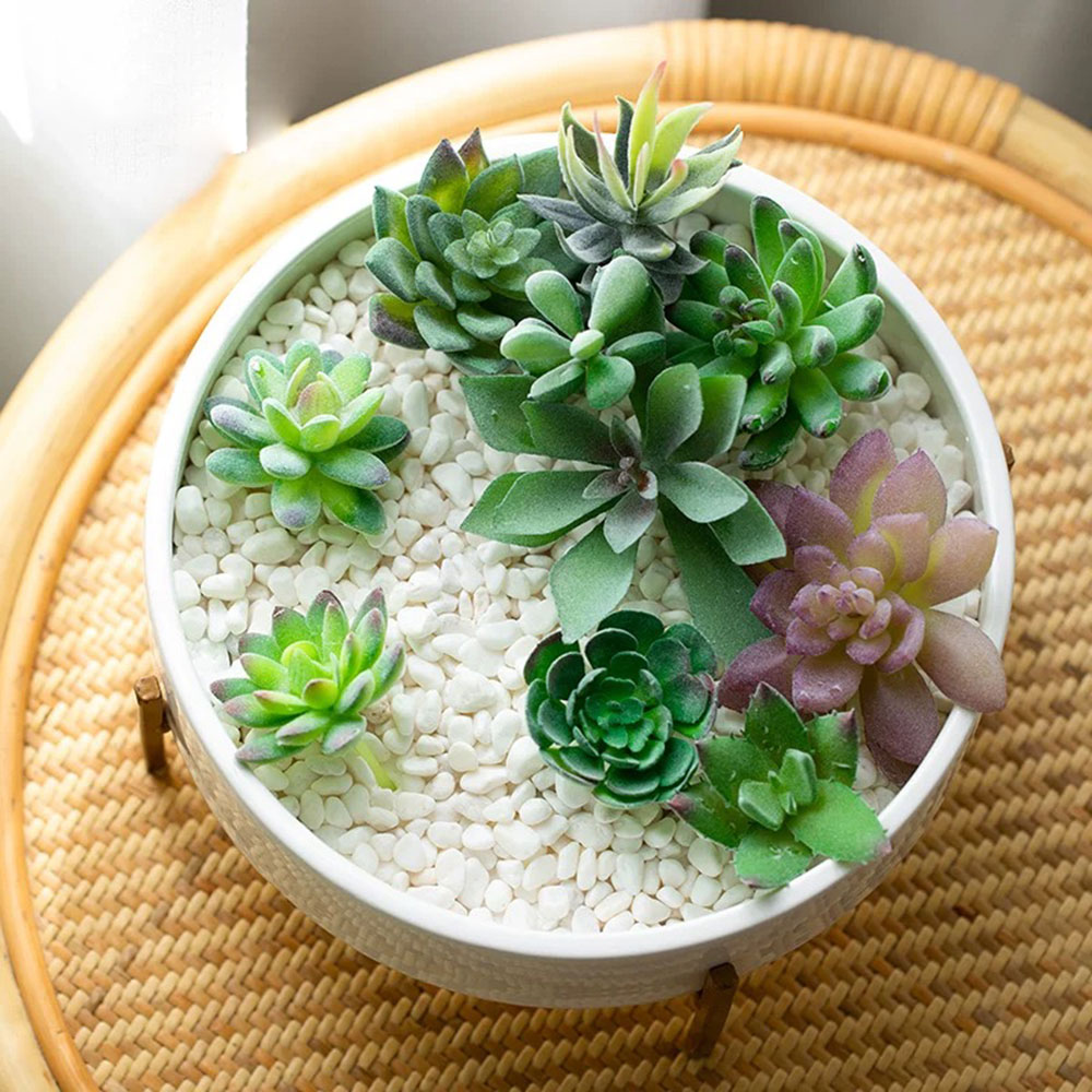 31cm Round Cement Flower Pot S - Terrazzo Pot Cement incelemesi ve fiyatı