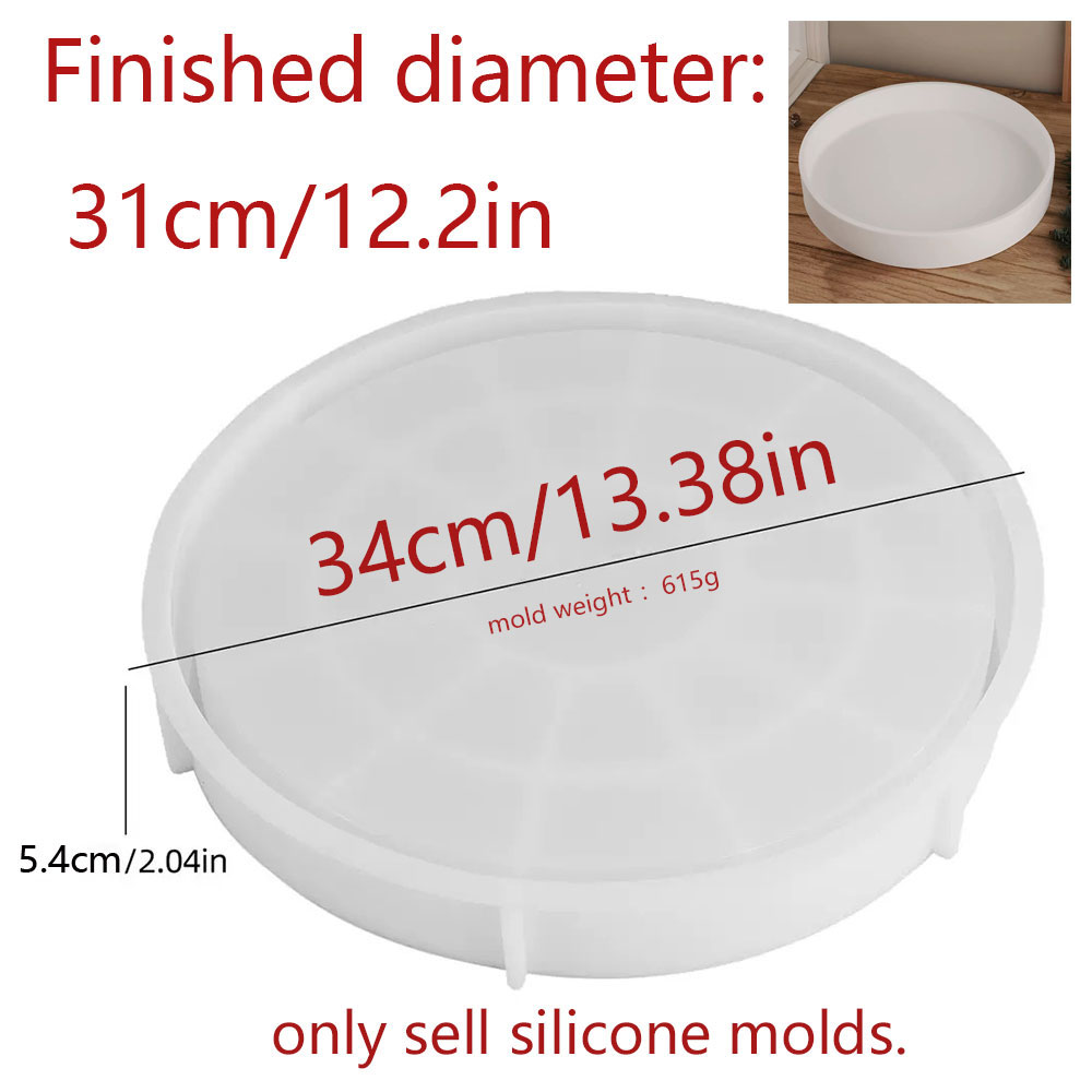 31cm Round Cement Flower Pot S - Terrazzo Pot Cement incelemesi ve fiyatı