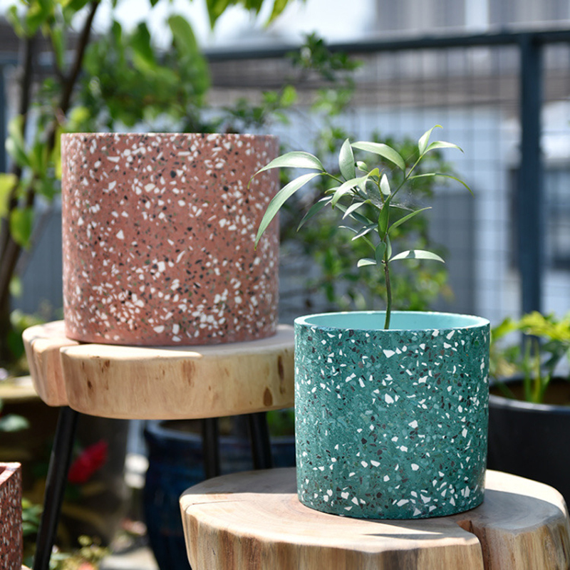 Large Flower Pot Silicone Mold - Terrazzo Pot Cement incelemesi ve fiyatı