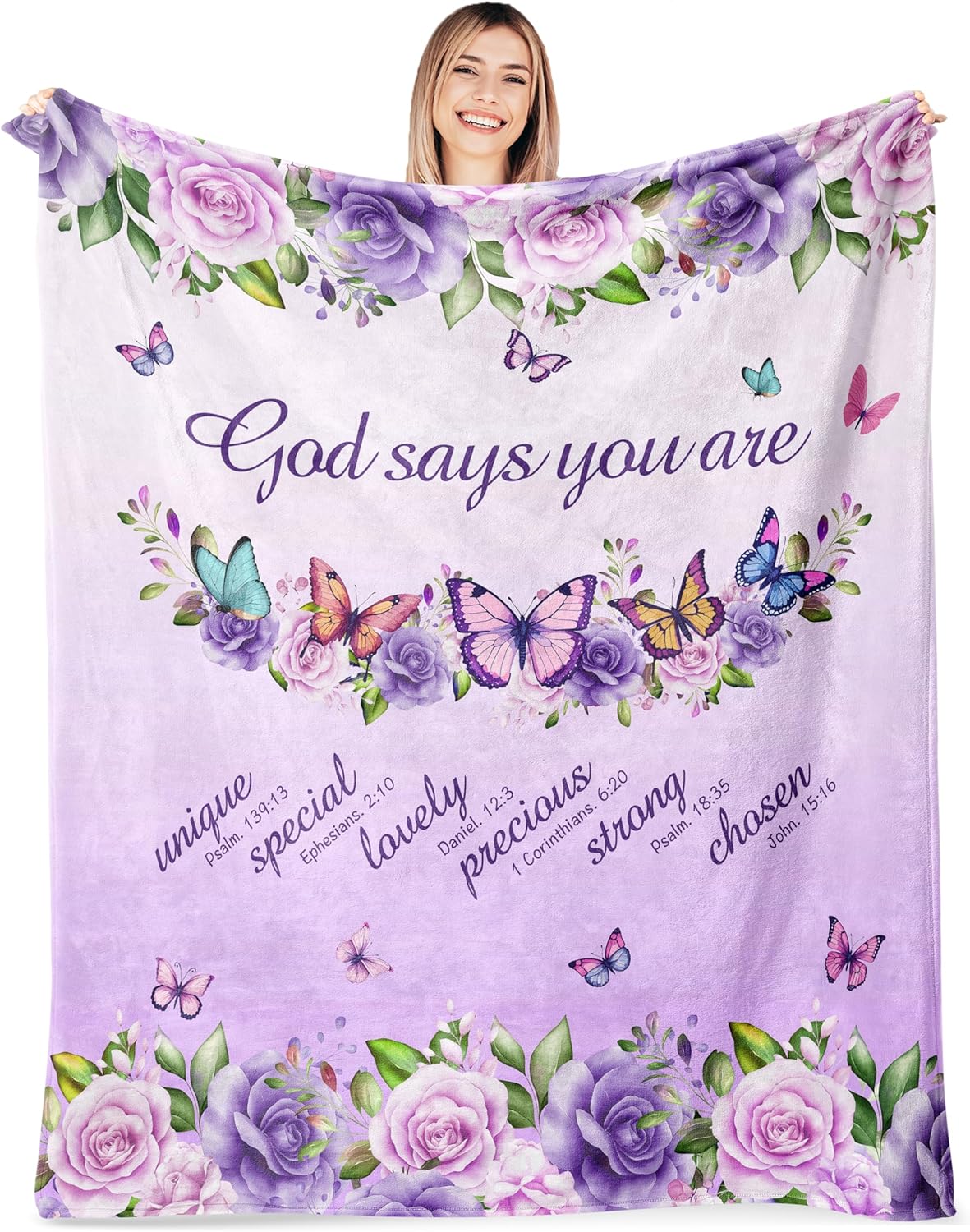 Purple Roses Butterflies Faith - Interior Design Quotes incelemesi ve fiyatı
