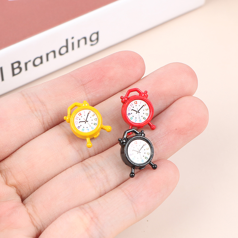 1PC 1:12 Scale Alarm Clock Dol - Interior Design Kitchen incelemesi ve fiyatı