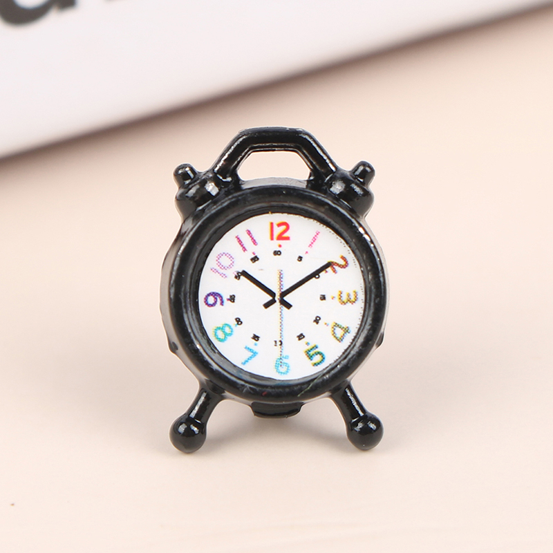 1PC 1:12 Scale Alarm Clock Dol - Interior Design Kitchen incelemesi ve fiyatı