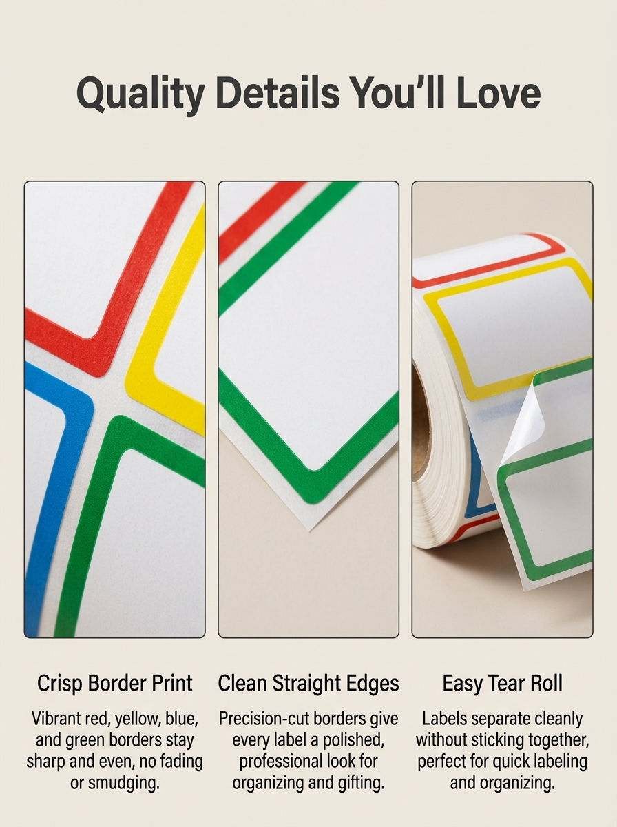 250Pcs/Roll Name Storage Books - Interior Design Kitchen incelemesi ve fiyatı