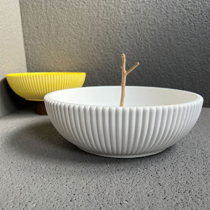 a top quality large striped bo - Terrazzo Pot Cement incelemesi ve fiyatı