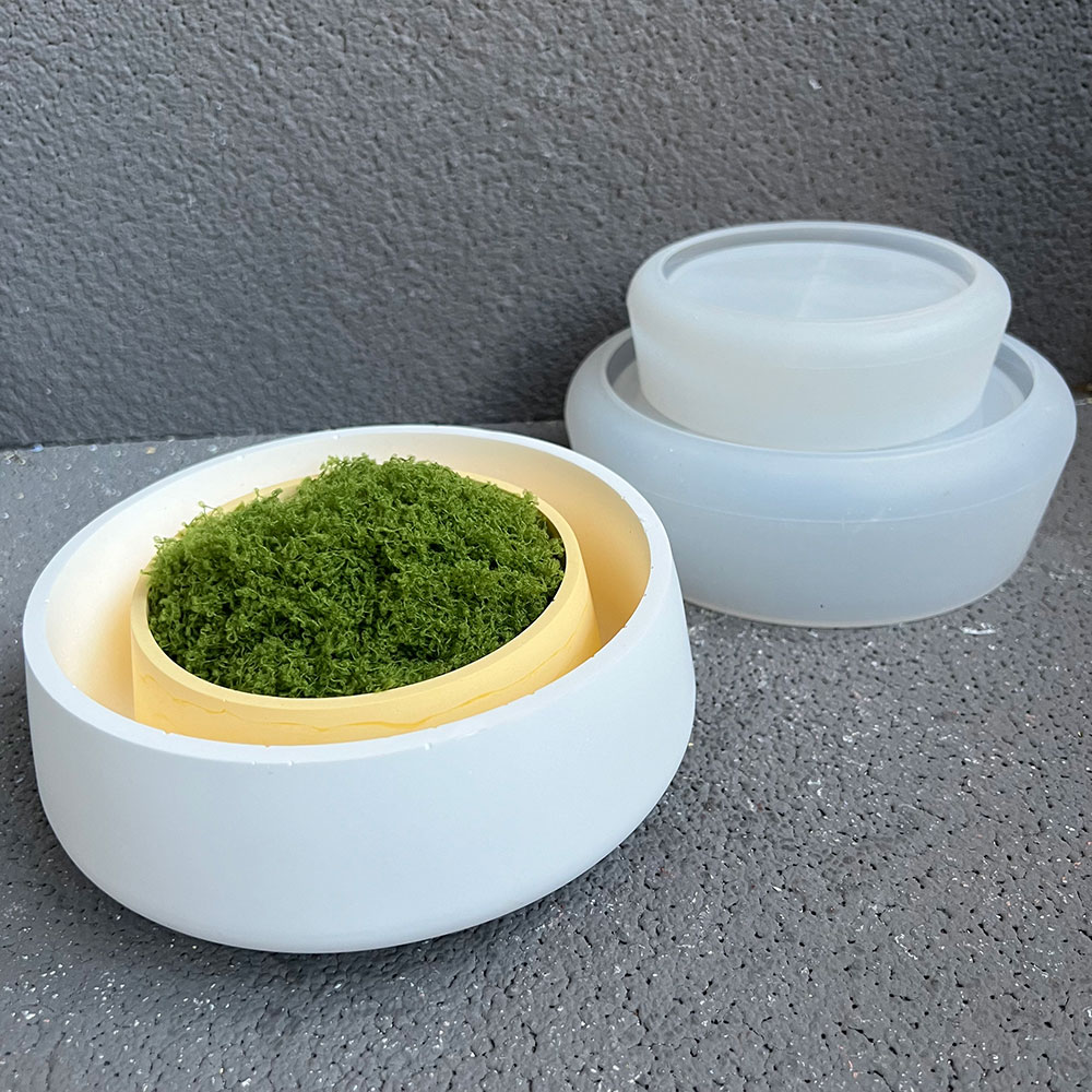 Concrete Bowl Silicone Mold DI - Terrazzo Pot Cement incelemesi ve fiyatı