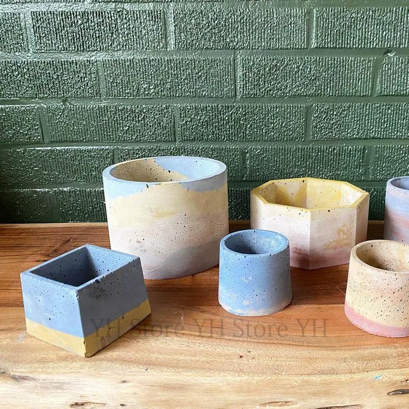 Concrete Candle Cup Vessel Sil - Terrazzo Pot Cement incelemesi ve fiyatı