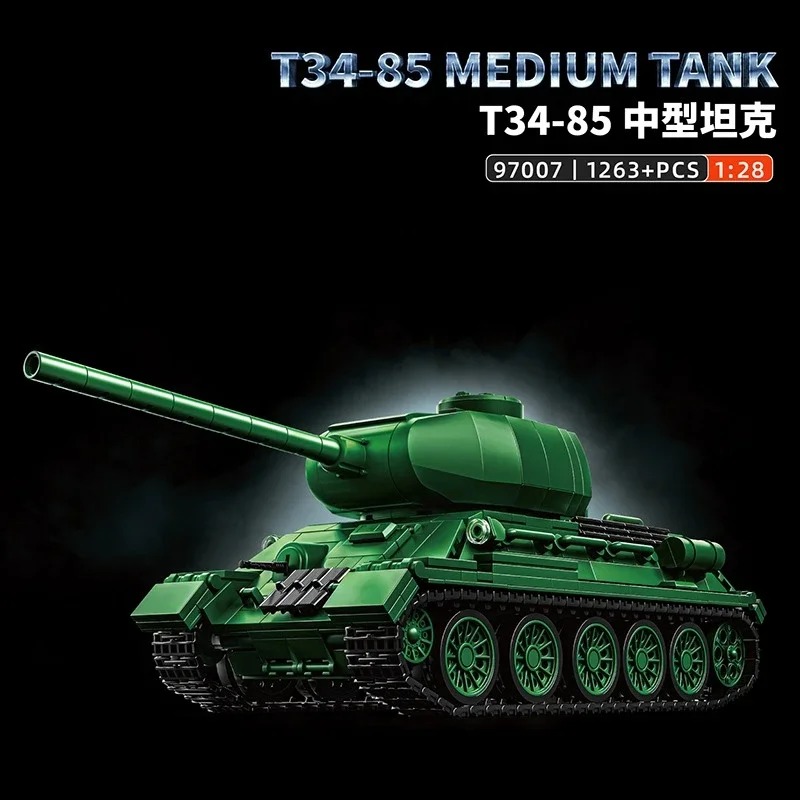 T34-85 Tank Model Kit - 1263PC - Interior Design And Build incelemesi ve fiyatı