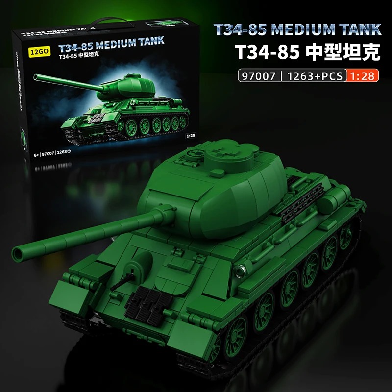 T34-85 Tank Model Kit - 1263PC - Interior Design And Build incelemesi ve fiyatı
