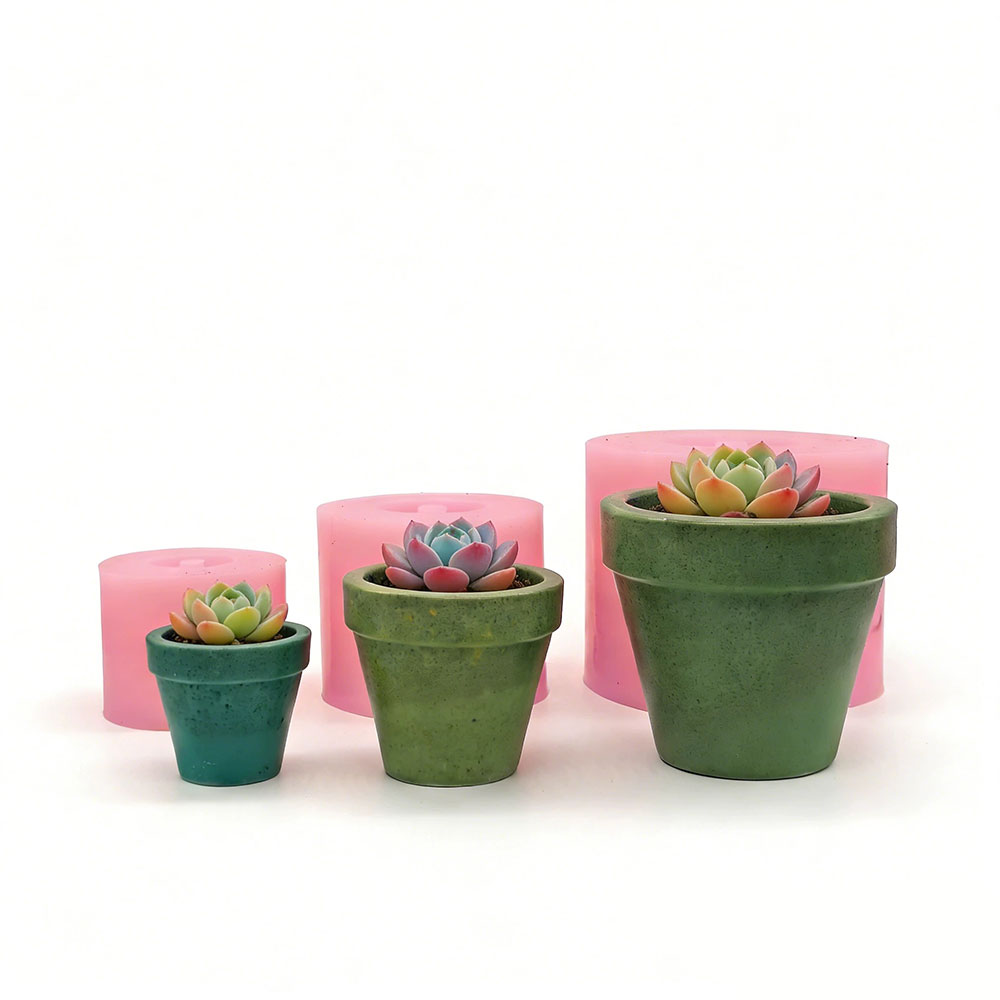 Mini Succulent Planter Silicon - Terrazzo Pot Cement incelemesi ve fiyatı