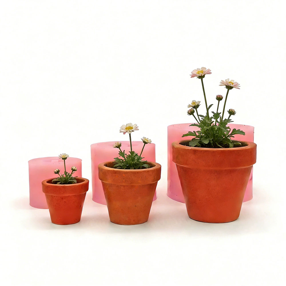 Mini Succulent Planter Silicon - Terrazzo Pot Cement incelemesi ve fiyatı