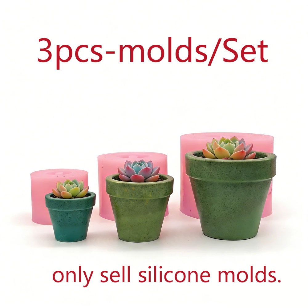 Mini Succulent Planter Silicon - Terrazzo Pot Cement incelemesi ve fiyatı
