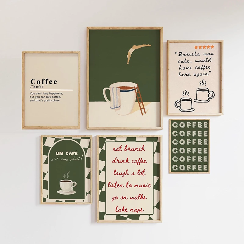 Abstract Funny Coffee Club Ser - Interior Design Kitchen incelemesi ve fiyatı