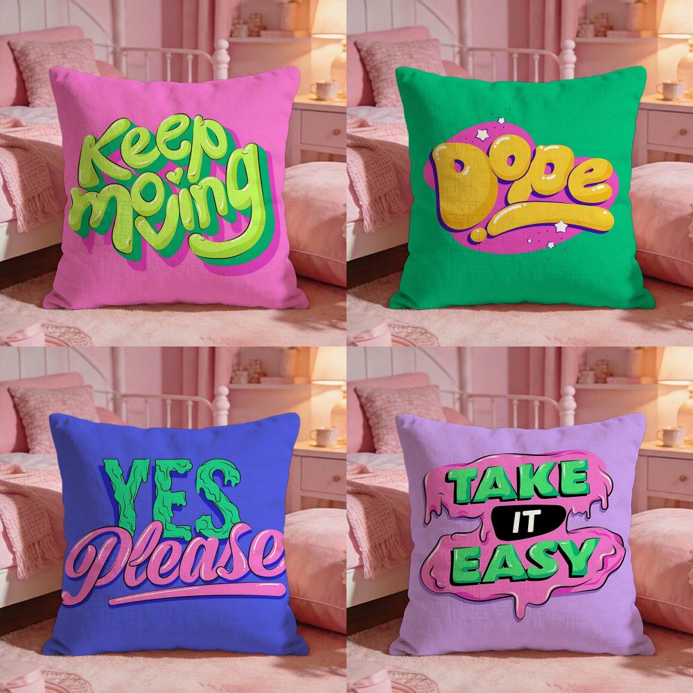 M-Motivational QuoteS Cushion  - Interior Design Quotes incelemesi ve fiyatı
