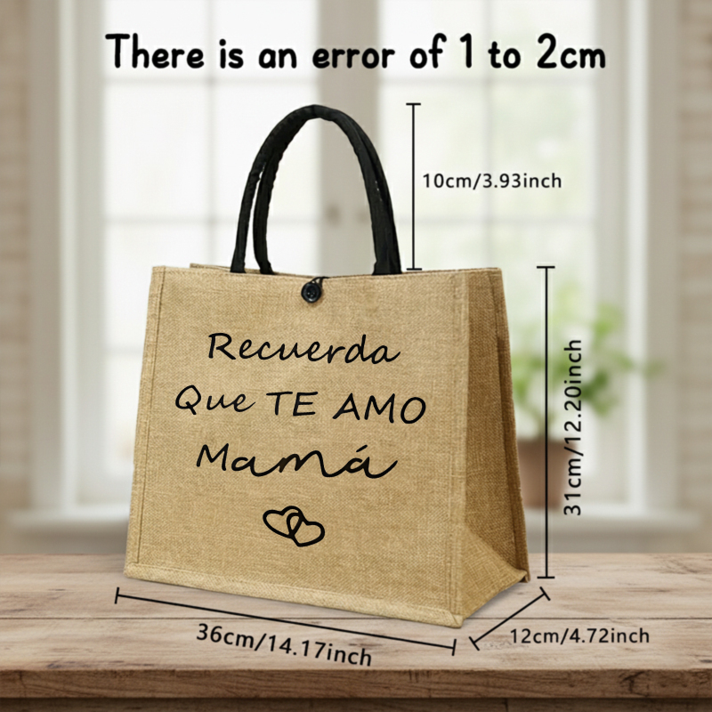 Remember I Love You Mom Tote B - Interior Design Quotes incelemesi ve fiyatı