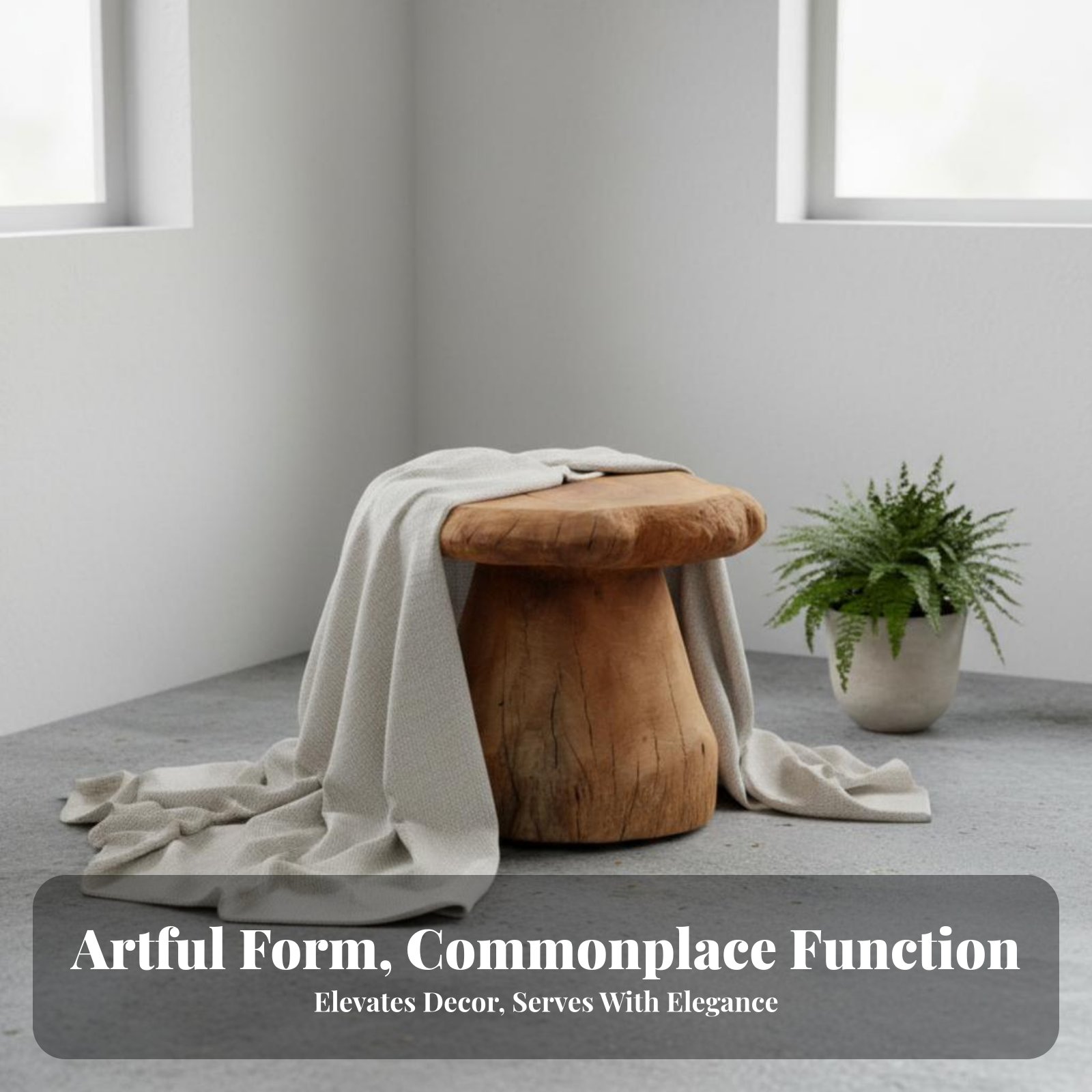 Mushroom-Shaped Stool Wabi-Sab - Interior Design And Build incelemesi ve fiyatı