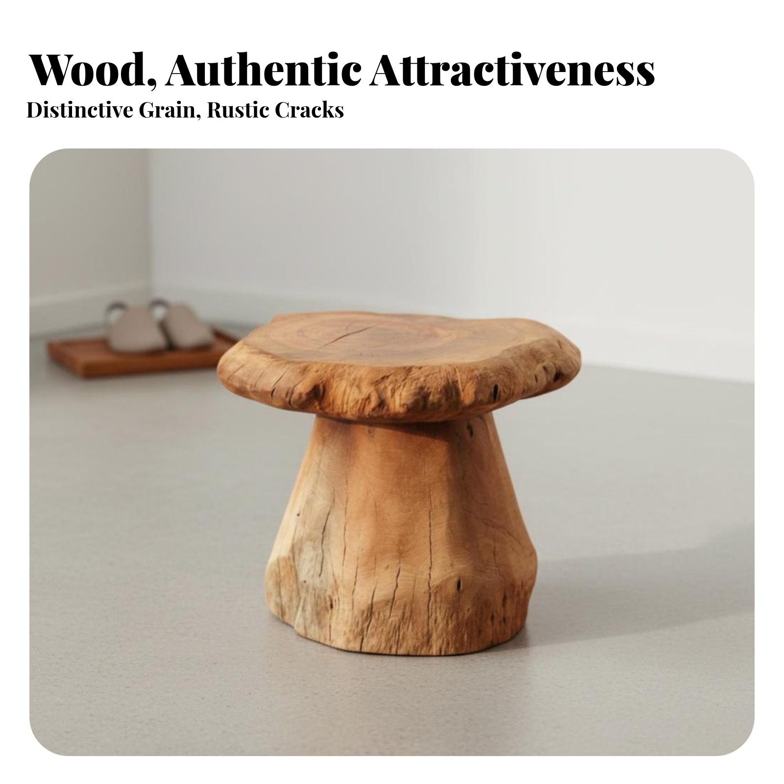 Mushroom-Shaped Stool Wabi-Sab - Interior Design And Build incelemesi ve fiyatı