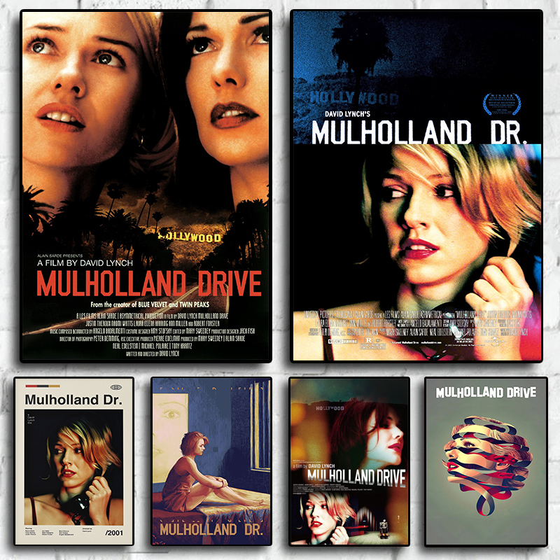 Retro Classic Movie Mulholland - Interior Design Poster incelemesi ve fiyatı