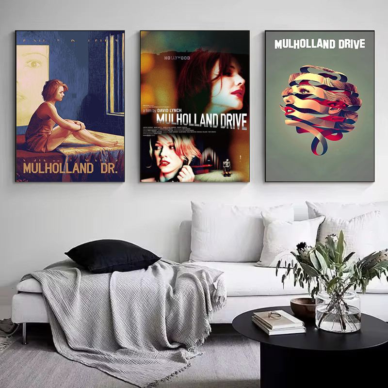Retro Classic Movie Mulholland - Interior Design Poster incelemesi ve fiyatı