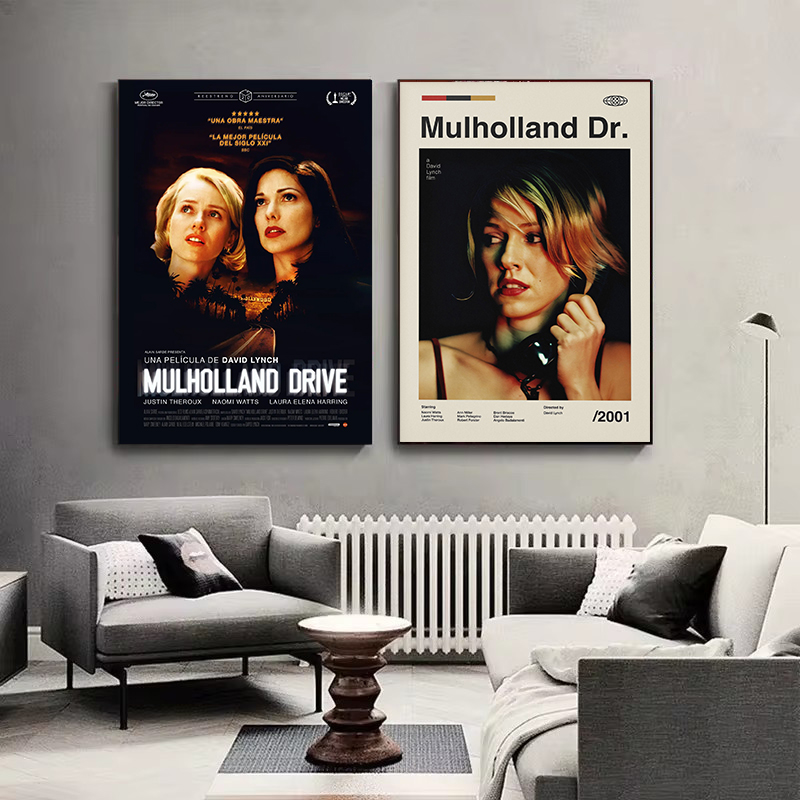 Retro Classic Movie Mulholland - Interior Design Poster incelemesi ve fiyatı
