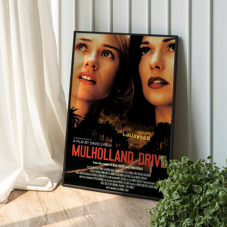 Retro Classic Movie Mulholland - Interior Design Poster incelemesi ve fiyatı