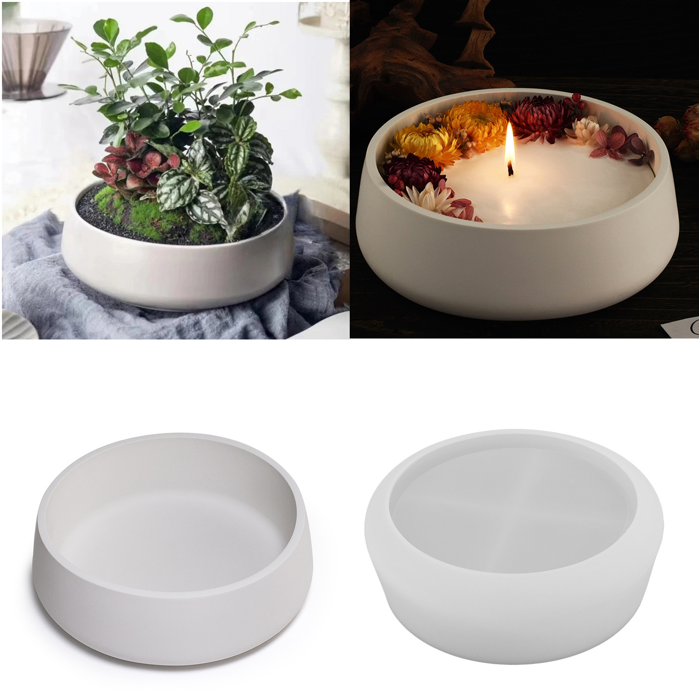 Large Silicone Mold 2025 New S - Terrazzo Pot Cement incelemesi ve fiyatı